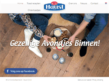 Tablet Screenshot of haust.nl